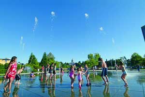 Heritage Park Fountain - Olympia, WA (photo by Brett Patterson)