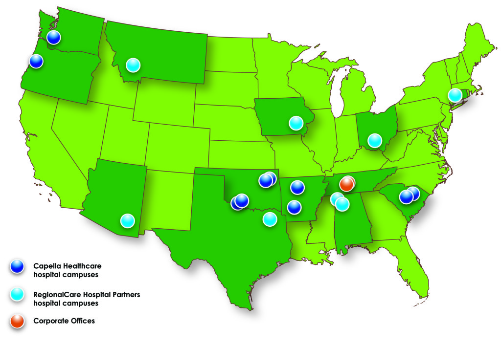 RegionalCare Hospital Partners and Capella Healthcare Announce Plans to